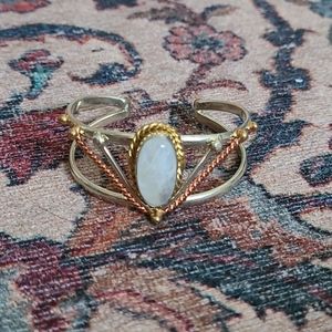 Artisan moonstone cuff
